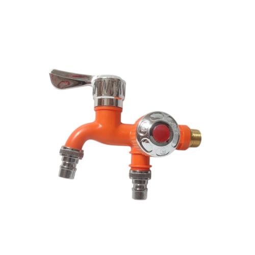 1/2 IN / LEADFREE Kran Air Cabang Double Shower Mesin Cuci PVC