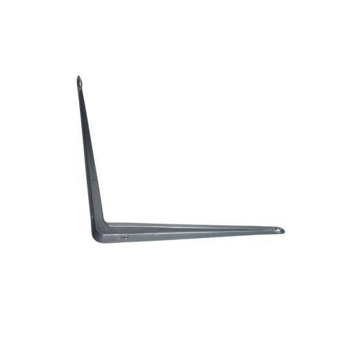 8 IN x 10 IN / TM Siku Rak L Shelf Brackets Penyangga Abu - Abu Tipis