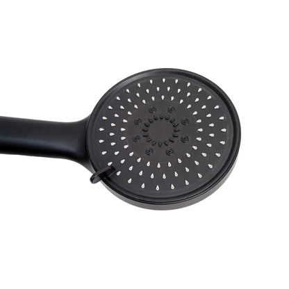 1/2 IN / COBZ NP15-8 Kepala Shower Tangan Kamar Mandi Hitam PVC