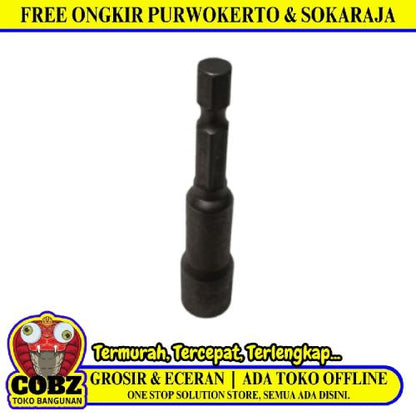 8 MM x 65 MM / HSJ Mata Bor Kunci Sok Baut Baja Roofing Hex Ecer Biji