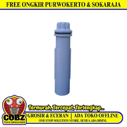 3/4 IN / GNP Tutup Sumpel Slontong Pembuangan Bak PVC Biru