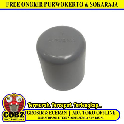 3/4 IN / RUCIKA AW Dop Cap Tutup Sambungan Fitting Pipa PVC
