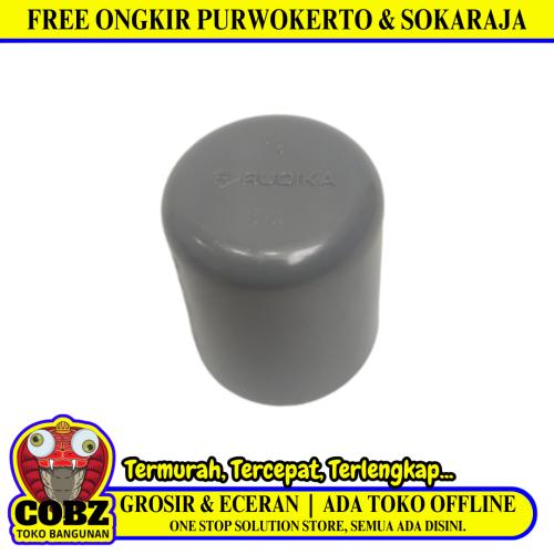 3/4 IN / RUCIKA AW Dop Cap Tutup Sambungan Fitting Pipa PVC