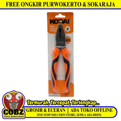 8 IN / KODAI Tang Kombinasi Kawat Kabel Combination Pliers