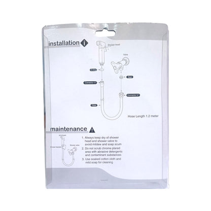 1/2 IN x 120 CM / PILL CARLO Jet Shower Cebok Toilet Stainless Set