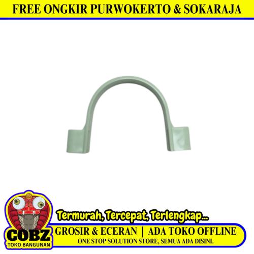 2 IN / ARROW Klem Pipa Plat Pipe Clamp Plastik PVC