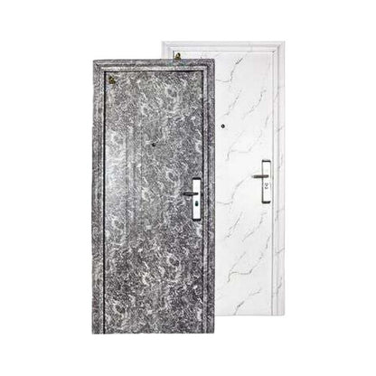 5 CM x 90 CM x 210 CM / FORTRESS MRBL FORT 90.12 SINGLE Pintu Kamar Mandi Baja Putih Set