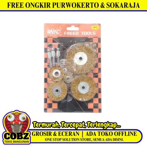 1 IN - 3 IN / MBC Mata Bor Sikat Kawat Gerinda Mini Wire Brush Set