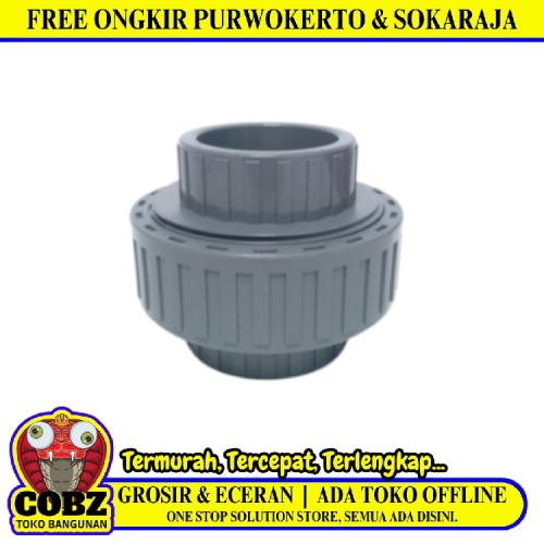 2 IN / ONDA Water Mur Moor Polos Union Socket PVC Plastik Pcs