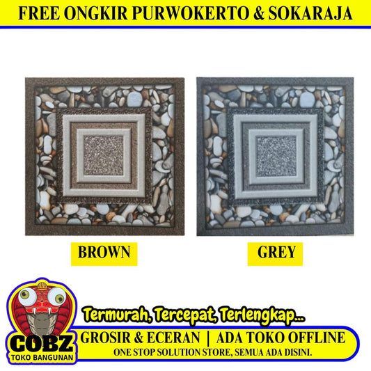 50 CM x 50 CM / PARIS PORTO Keramik Lantai Matte Dus