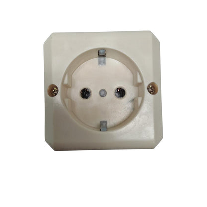 1 LUBANG / DEXTA DX-916 Stop Kontak Terminal Arde Tempel OB Outbow Putih