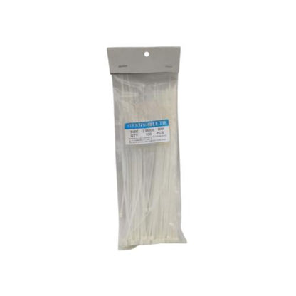 2.5 MM x 200 MM / COBZ Kabel Cable Ties Tali Ripet 20 CM Putih Pack