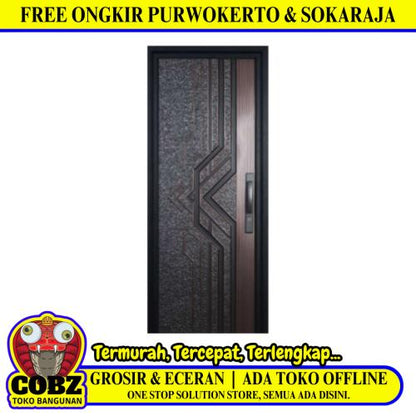 10 CM x 100 CM x 240 CM/FORTRESS OLY 100.01 SINGLE DOOR Pintu Kamar Mandi Baja Set