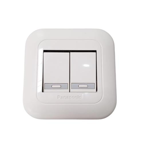 PANASONIC Saklar Ganda Double Seri 2 Gang Tanam IB Inbow Putih
