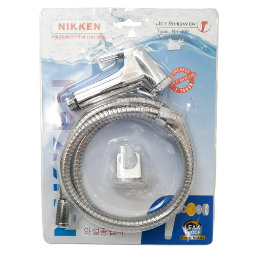 1/2 IN x 120 CM / NIKKEN Jet Shower Cebok Toilet Stainless Set