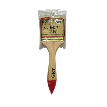 2 1/2 IN / GRT Kuas Cat Tembok Kayu Besi Air Acrylic Paint Brush