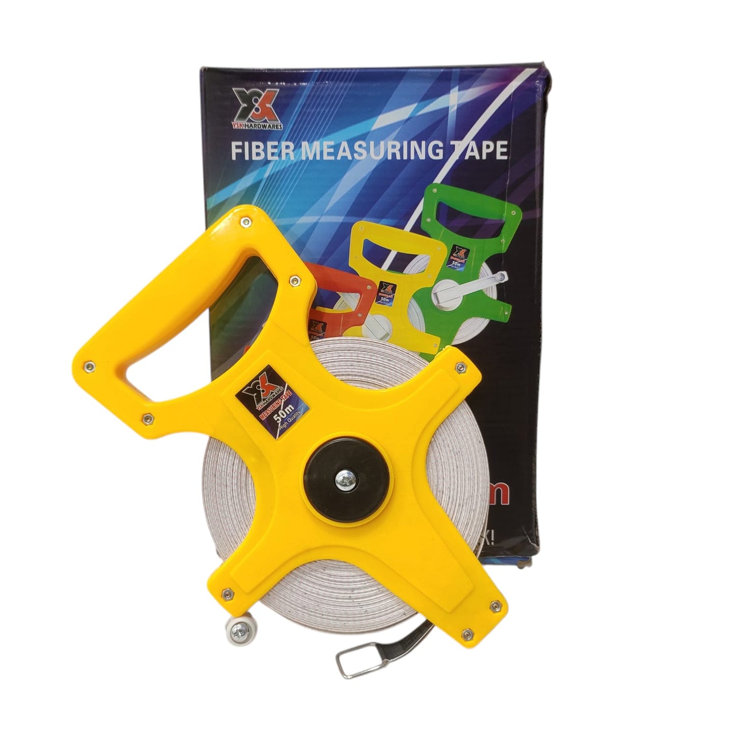 50 M / YSK Meteran Tancap Roll Gulung Alat Ukur Measuring Tape