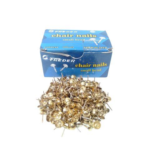 FREDER Paku Pines Pins Klip Payung Kecil Tekan Polos Kuning Dus