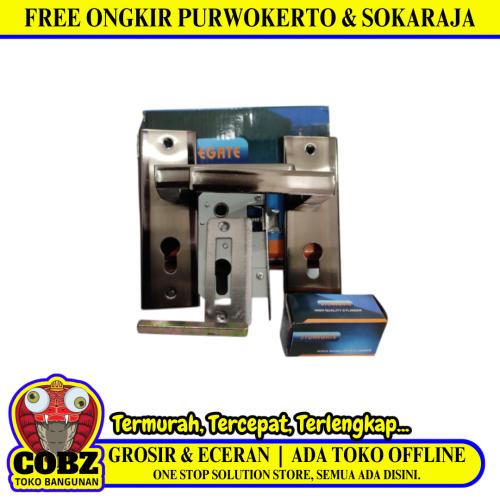 STONEGATE SS / BN Handle Door Lock Tarikan Handle Kunci Pintu Kecil Set