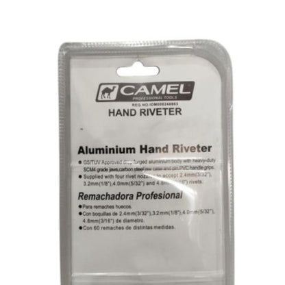 10 IN / CAMEL Tang Hand Riveter Tembakan Paku Keling Aluminium