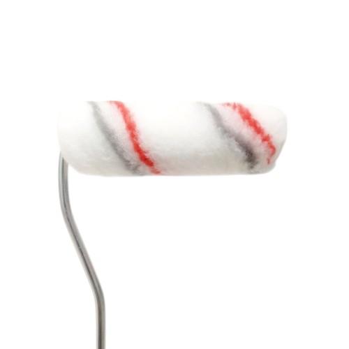 4 IN / GLX Kuas Busa Roll Cat Tembok Kayu Besi Kecil + Gagang Set