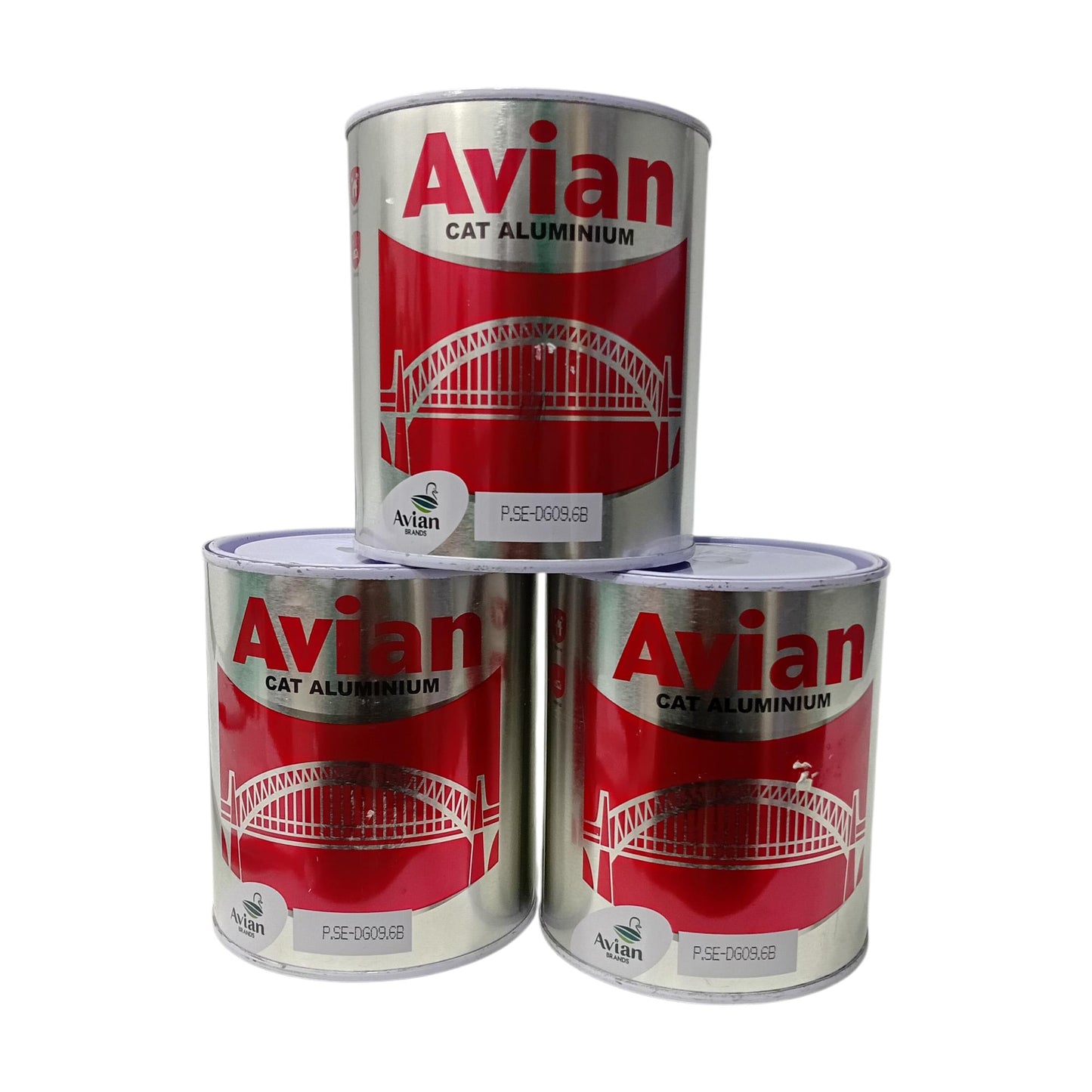 1 KG / AVIAN ALUMIINIUM Cat Kayu Besi Wood Metal Paint Kaleng