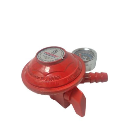 POLIGAS Regulator Kepala Tabung Gas LPG Tekanan Rendah + Meteran