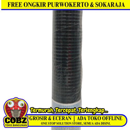 1/2INx1/2INx90CMx10M/HSG Kawat Ram Loket Ayakan Pasir Plastik PVC Roll