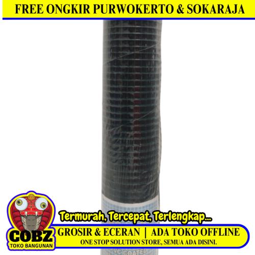 1/2INx1/2INx90CMx10M/HSG Kawat Ram Loket Ayakan Pasir Plastik PVC Roll