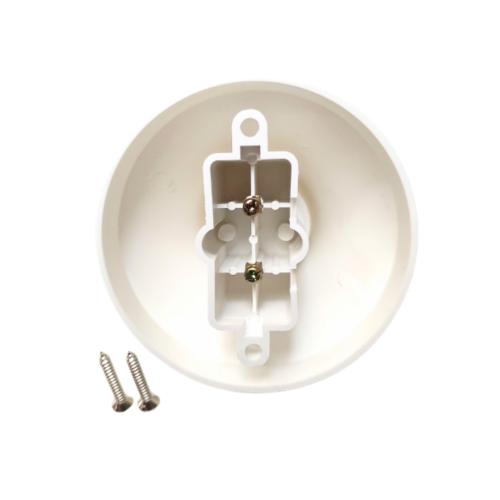 MATSUI 292 Fitting Tempat Lampu Plafon Atap Tempel Bulat Besar Putih