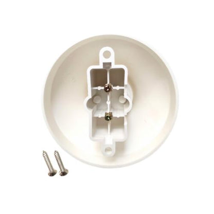 MATSUI 292 Fitting Tempat Lampu Plafon Atap Tempel Bulat Besar Putih