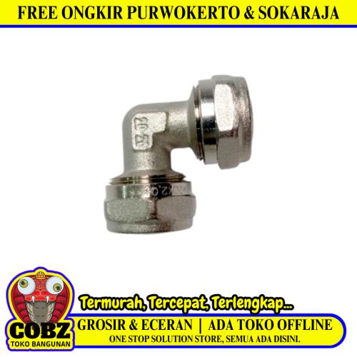 L 20 / FIDEM Knee Keni L Elbow Fitting Selang Pex Air Panas Stainless