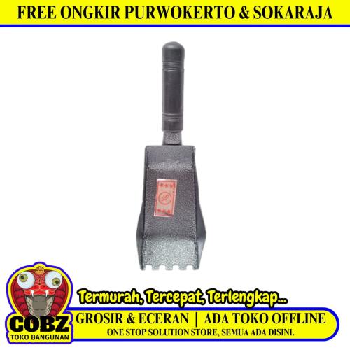 7.5 CM / YS Cetok Roskam Bata Ringan Hebel Trowel Gagang Karet