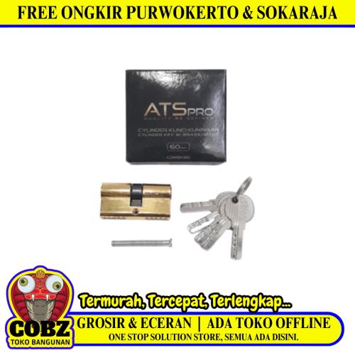ATS PRO GP Silinder Anak Kunci Pintu Cylinder Lock Besar + 5 Kunci Set