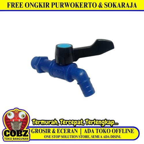 1/2 IN / CRD Kran Air Tembok Taman Kamar Mandi Plastik PVC