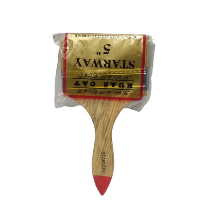 5 IN / STARWAY Kuas Cat Tembok Kayu Besi Air Acyrlic Paint Brush