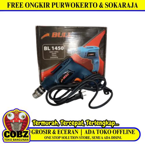 BULL BL 1450 Mesin Bor Tangan Impact 2 Way Kabel Set