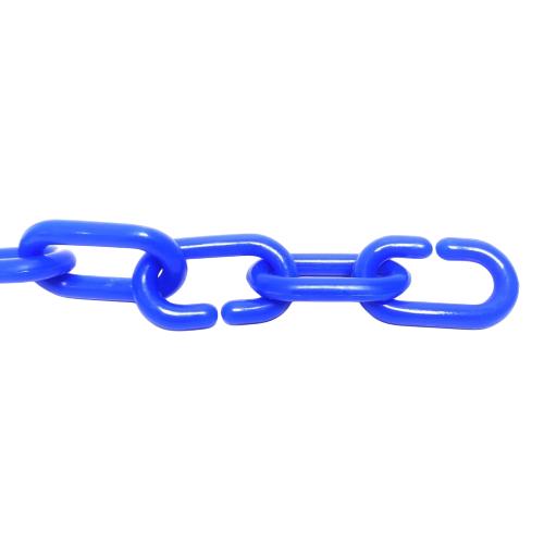 1/4 IN / TM Rantai Plastik PVC Talang Motor Anjing 6 MM Biru Meter