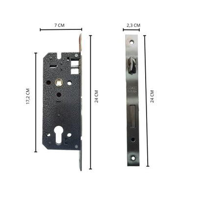 HONXI 333L Handle Door Lock Tarikan Handle Kunci Pintu Besar Set