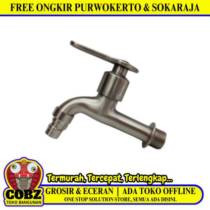 /2 IN / HSJ L 1114 Kran Air Taman Kamar Mandi Mesin Cuci Stainless