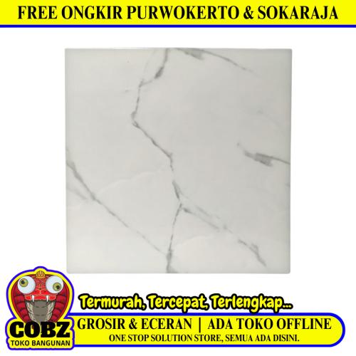 40 CM x 40 CM / ARWANA 8866 Keramik Lantai Rumah Glossy Grey Dus
