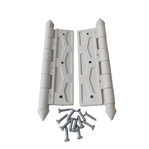 4 IN / TYRO Engsel Kupu Kupu Pintu Jendela Hinge Plastik PVC Putih Set