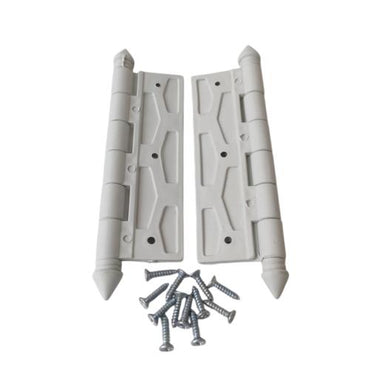 4 IN / TYRO Engsel Kupu Kupu Pintu Jendela Hinge Plastik PVC Putih Set