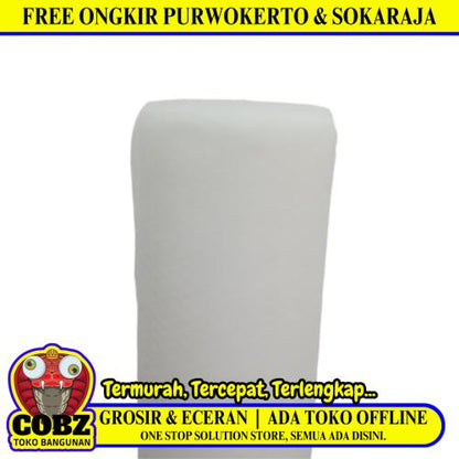 120 CM / TM Strimin Nyamuk Parabola Plastik PVC Putih Meter