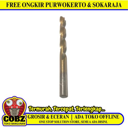 6 MM / IGM Shank Twist Drill Bits Mata Bor Besi Baja Kayu PVC