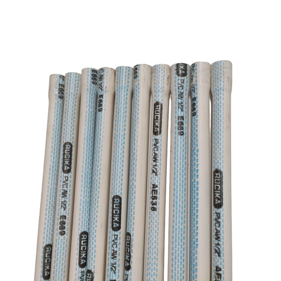 1/2 IN x 400 CM / RUCIKA AW Lis Biru Pipa Pralon Paralon PVC Putih Batang