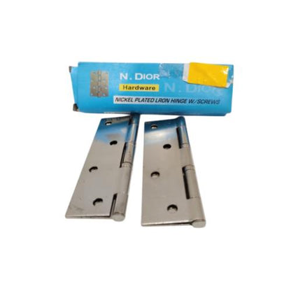 4 IN / N. DIOR Engsel Kupu Kupu Pintu Jendela Hinge Stainless Set