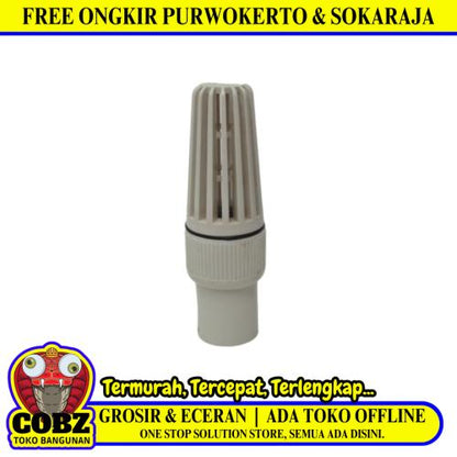 1 IN / ELTRA Foot Klep Valve Saringan Pipa Pompa Torrent PVC