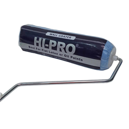 9 IN / HI-PRO Kuas Busa Roll Cat Tembok Kayu Besi Besar + Gagang Set