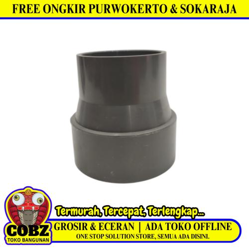 2 IN x 1 1/2 IN / RUCIKA D-IN Increaser Verlop Sok Flock Fitting Pipa PVC